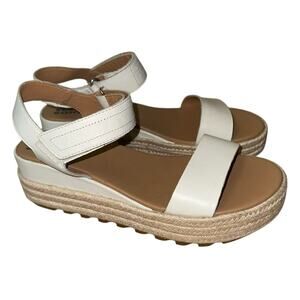 Sorel Cameron Platform Espadrille Sandal White